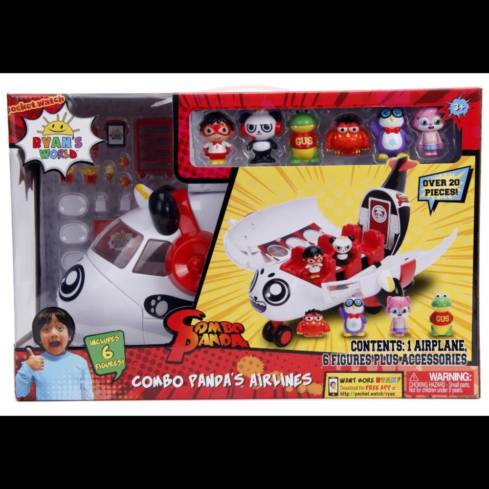 Ryan’s World Combo Panda Airline